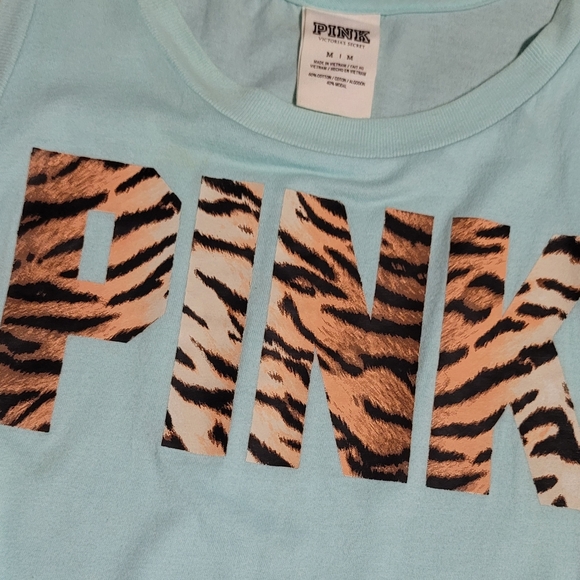 VS PINK nwot medium cheetah tank top - Picture 2 of 2